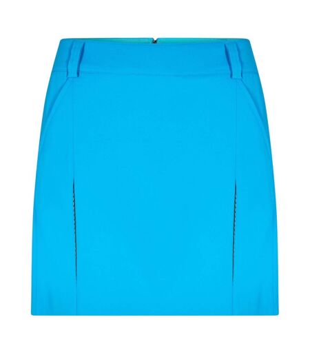 Womens/ladies Woven Pleated Golf Skort Blue Puma