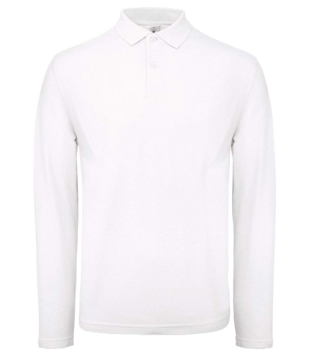 Polo manches longues - Homme - PUI12 - blanc