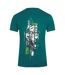 T-shirt Motif Abstrait Homme Vert Cavalli Class-1