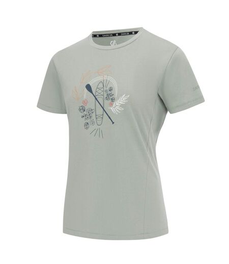 Womens/ladies Tranquility Iii Boat T-shirt Glacier Green Dare 2B