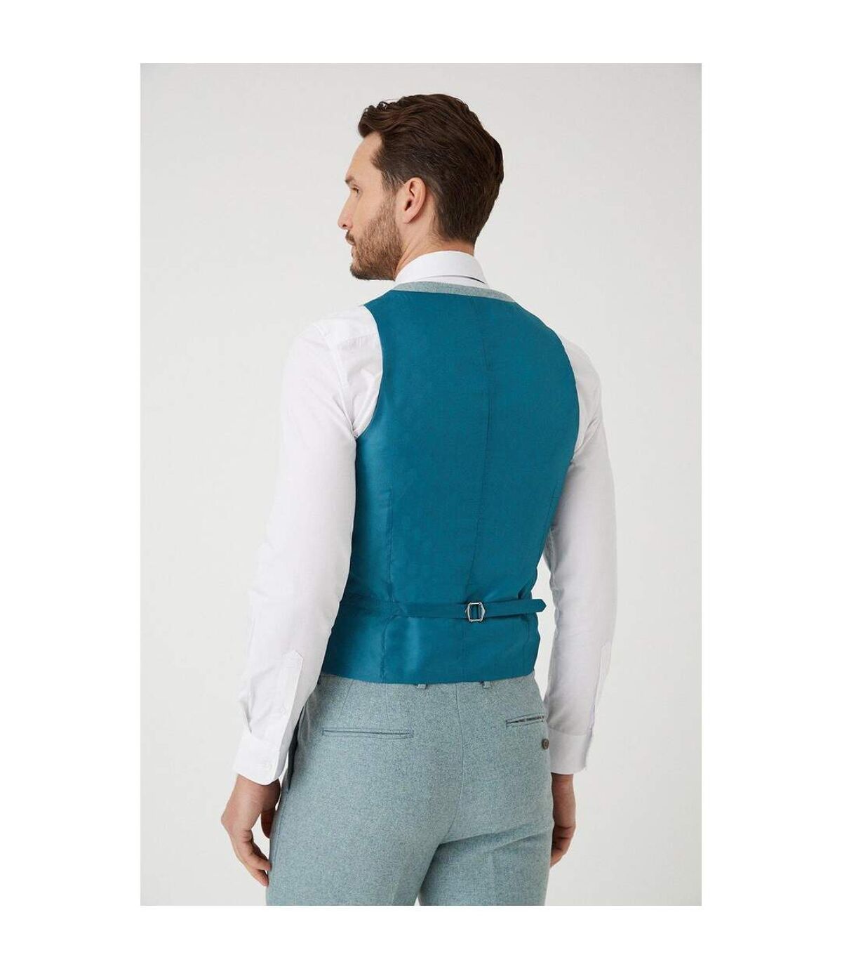 Burton Mens Tweed Slim Vest (Greenglow)