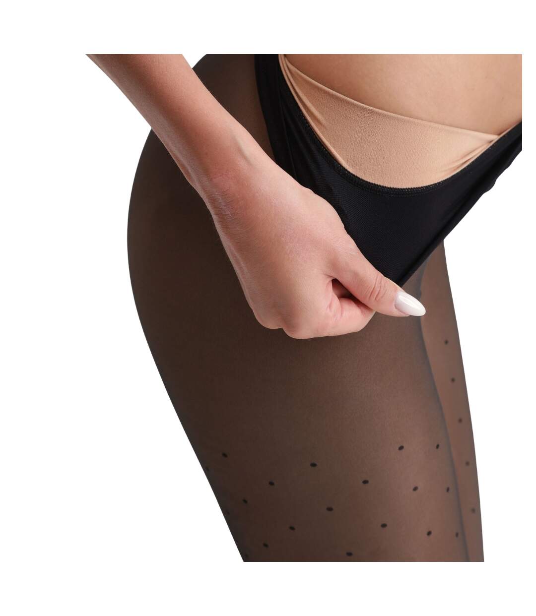 Collant thermique effet peau et motif Thermo-2