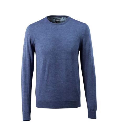 Mens Frontline Knitted Jumper Blue Mascot