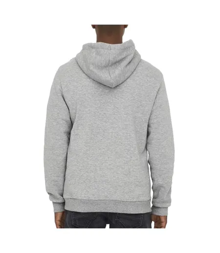 Sweat à capuche gris homme only & sons ceres