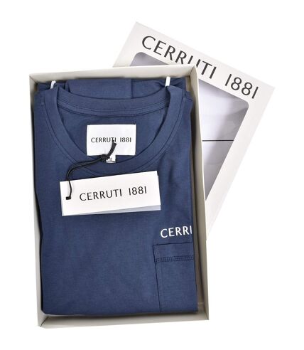 Pyjama Homme CERRUTI 1881 en Coton -Chaleur, Douceur et confort- Pyjacourt CERRUTI 1881 Marine