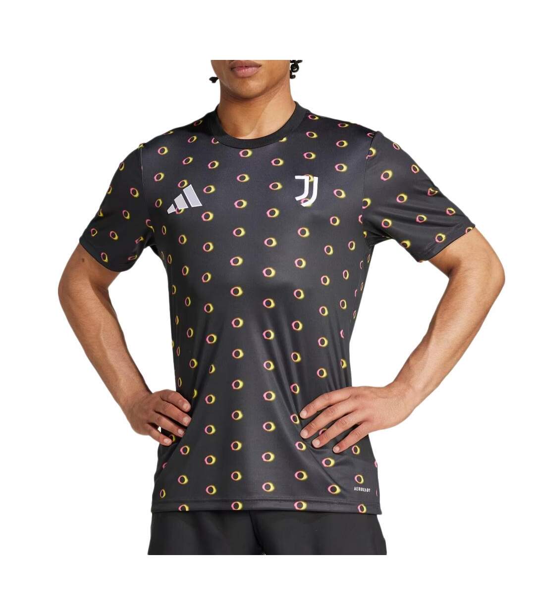 Juventus maillot d'échauffement noir homme adidas preshi-1