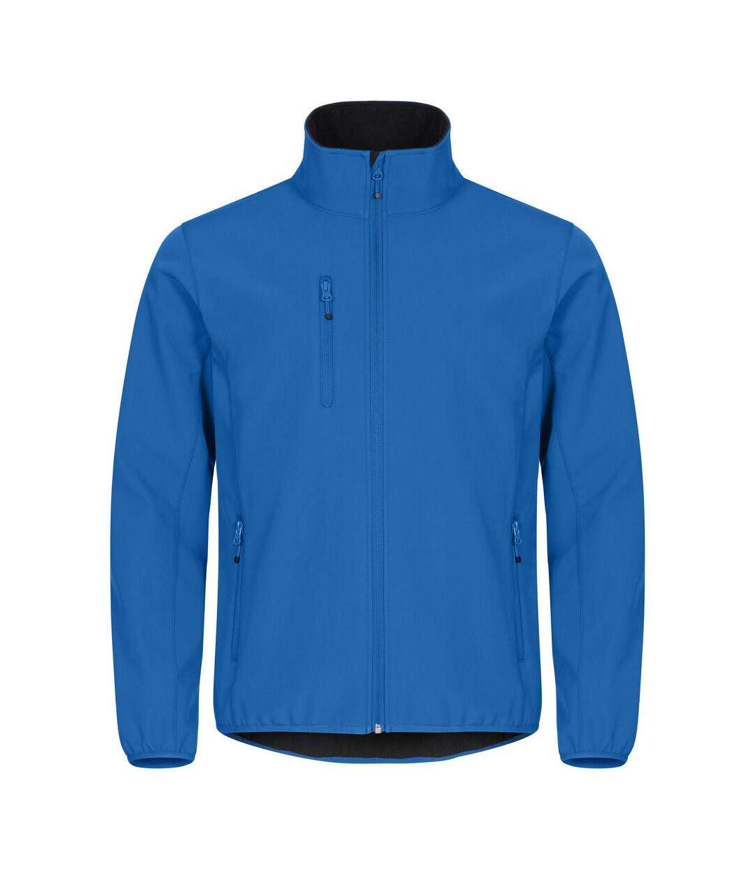Mens Classic Soft Shell Jacket Royal Blue Clique-4