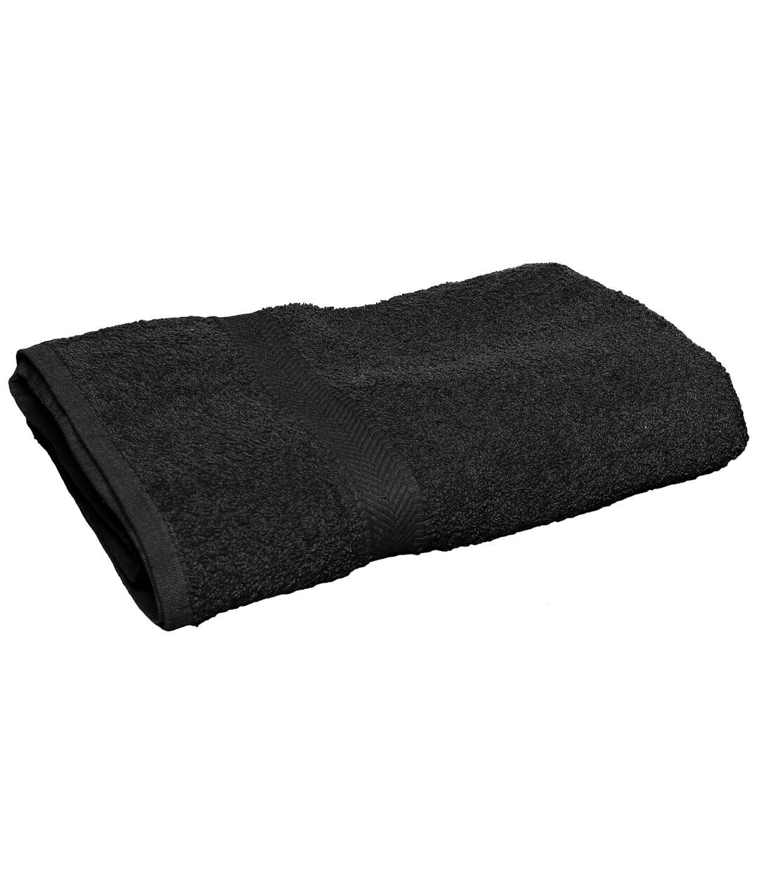 Towel City Luxury Range Guest Bath Towel (550 GSM) (Black) - UTRW2880