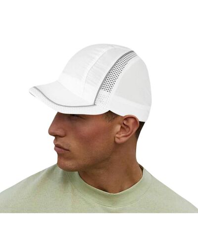 Beechfield Coolmax® Flow Mesh Baseball Cap / Headwear (Pack of 2) (White) - UTRW6744