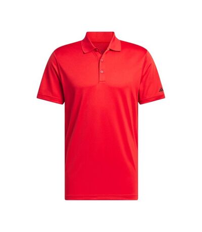 Adidas Clothing Mens Performance Polo Shirt (Collegiate Red) - UTRW9834