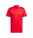 Adidas Clothing Mens Performance Polo Shirt (Collegiate Red)