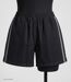 Short homme CHALLENGER 8L noir gris : le short en coton ultra-confortable spécial moisson-3