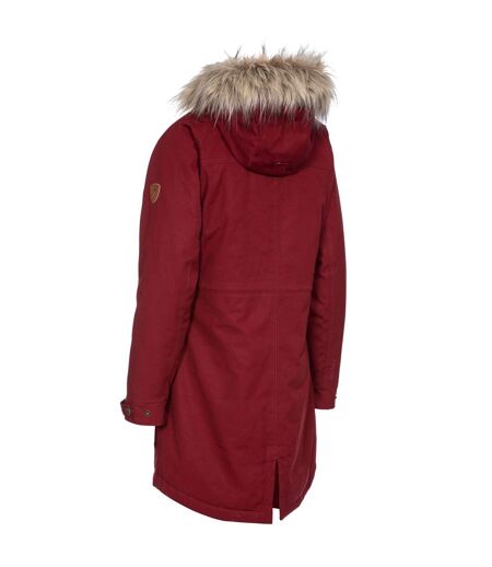 Womens/ladies Faithful Waterproof Jacket Merlot Trespass