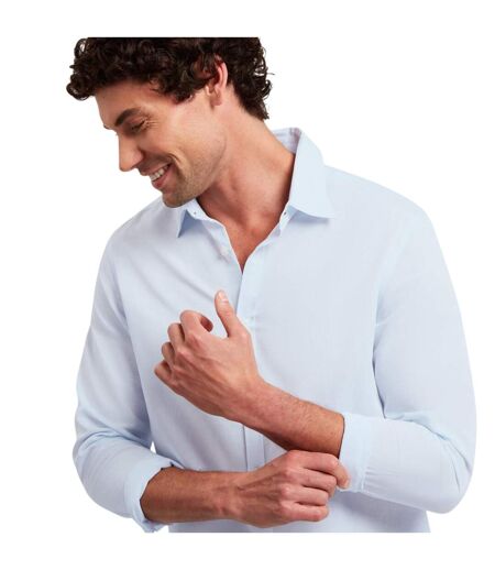 Chemise Manches Longues Homme Bleu Clair Ted Baker