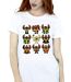 Disney Womens/Ladies Lilo & Stitch Halloween Costumes Cotton Boyfriend T-Shirt (Blanc) - UTBI30511-3