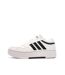 Baskets blanches/noires femme adidas hoops 3.0-1
