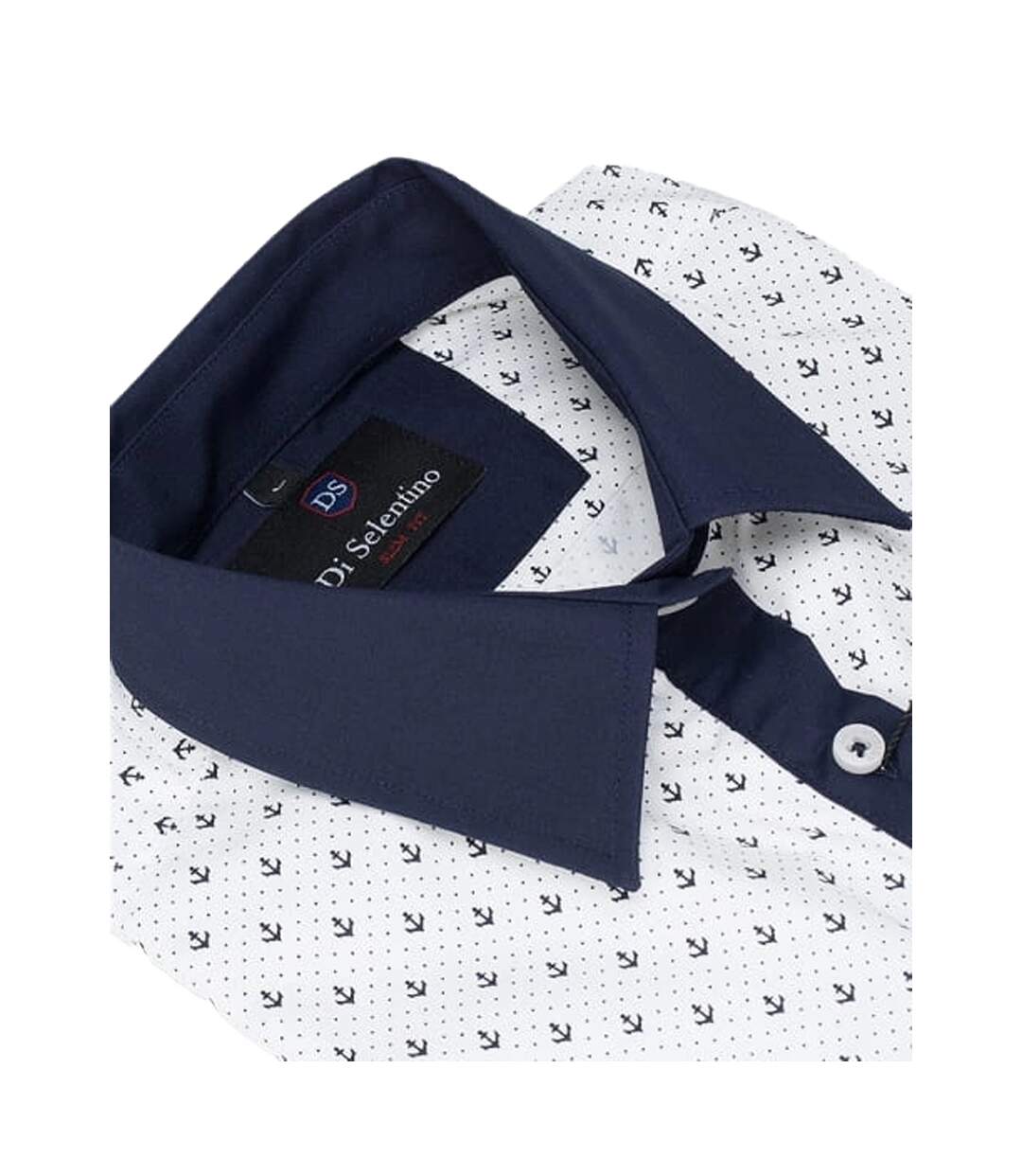 Chemisier Saint Tropez Femme Écru Noir Di Selentino-3