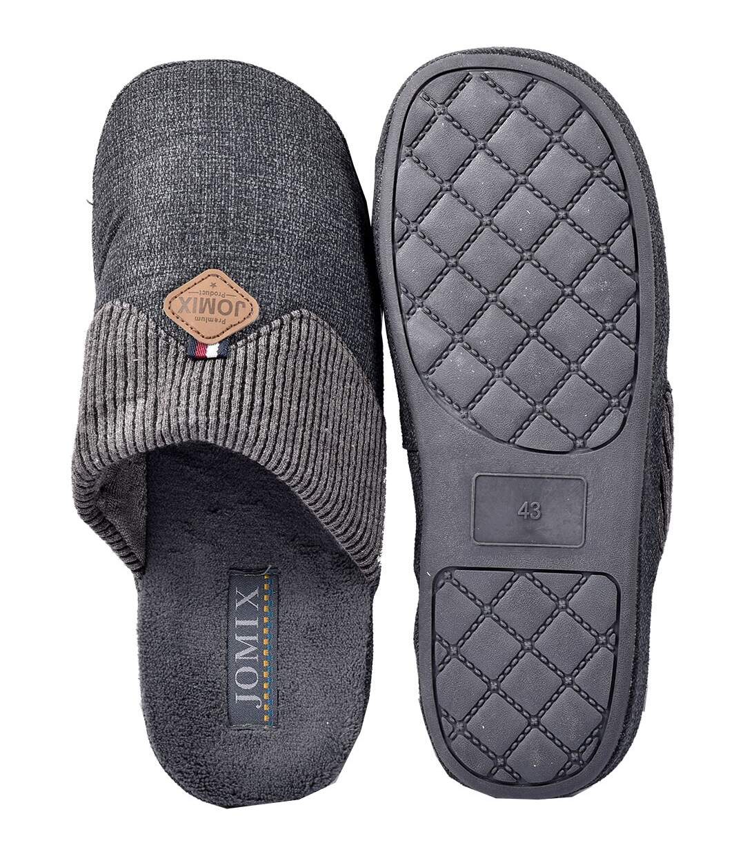 PANTOUFLE Homme PREMIUM MU6000 GRIS