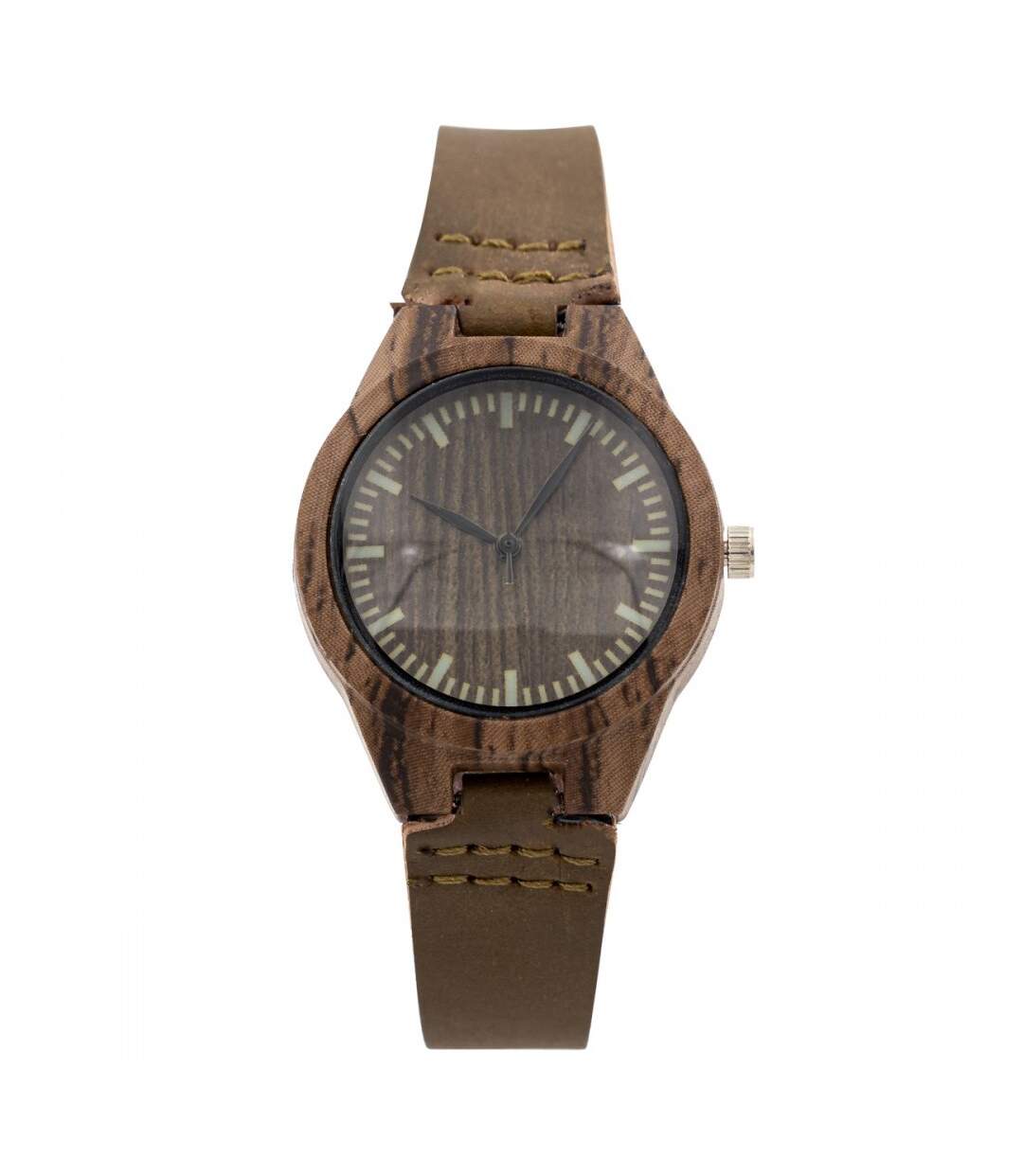 Trsè jolie Montre Femme Chocolat Bois CHTIME