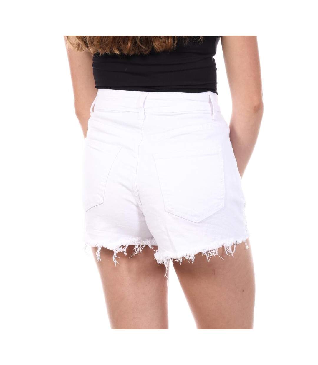 Short blanc femme monday premium 735-2