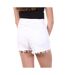 Short blanc femme monday premium 735-2