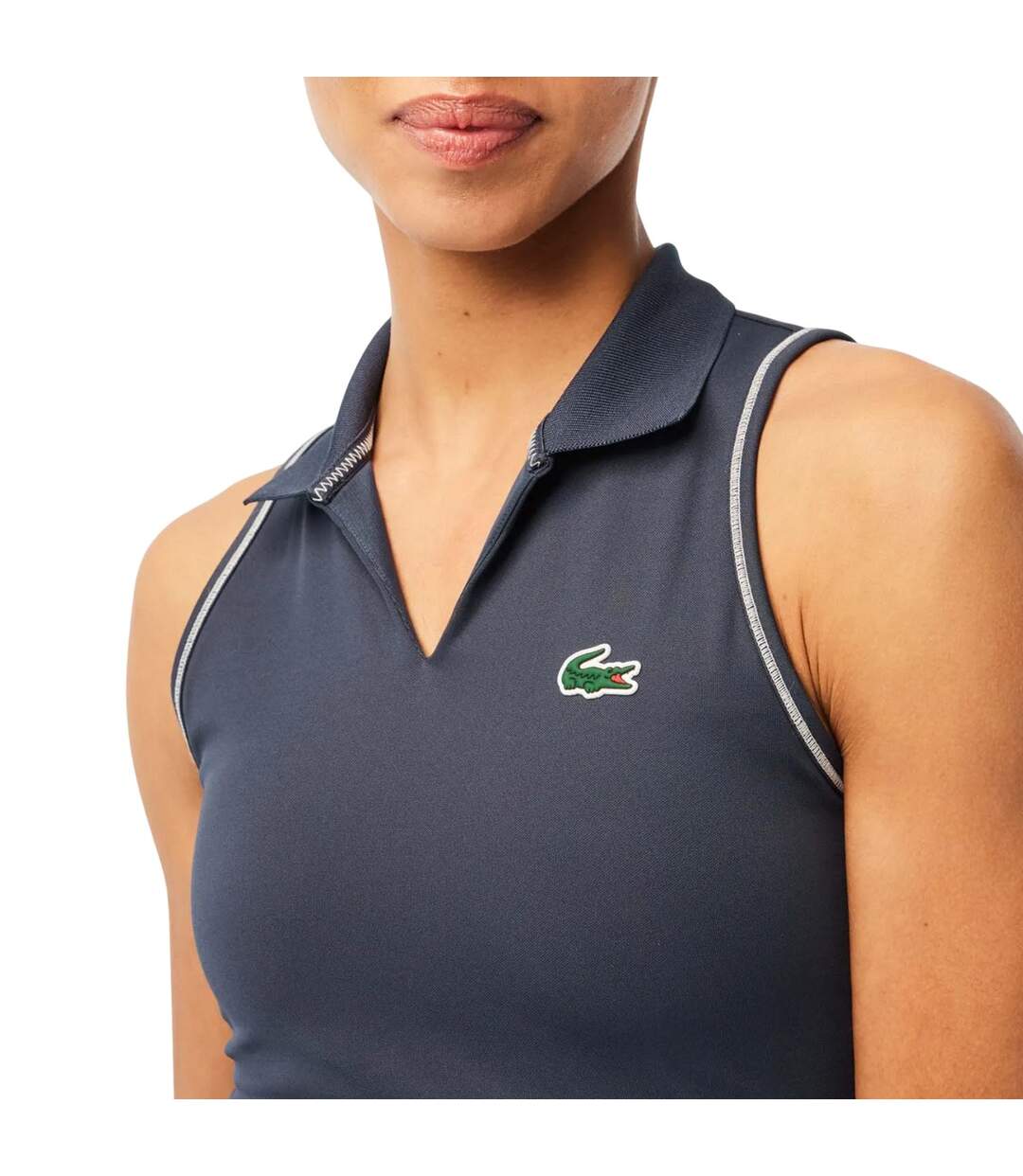 Womens/ladies sports bra blue Lacoste-3