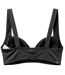 Womens/ladies Athena Twist Bikini Top Black Panos Emporio-2