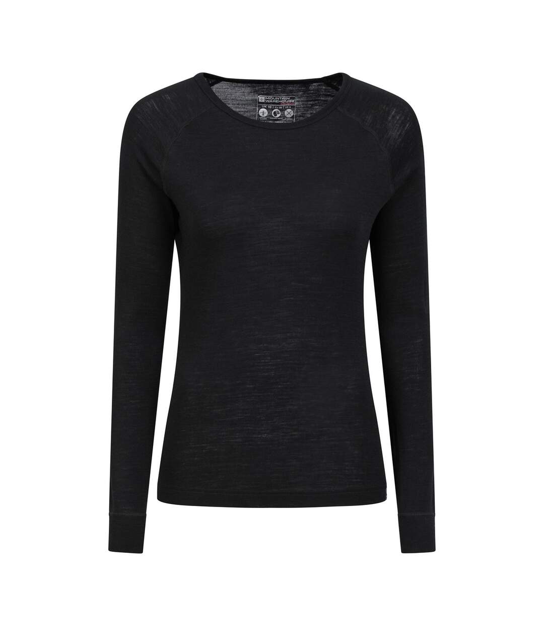 Haut Thermique Merino Femme Noir Mountain Warehouse-1