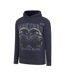 Mens Graphic Print Cotton Hoodie Acid Black Firetrap-4