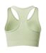 Brassière De Sport Motif/style Côtelé Femme Vert Pâle USA-3