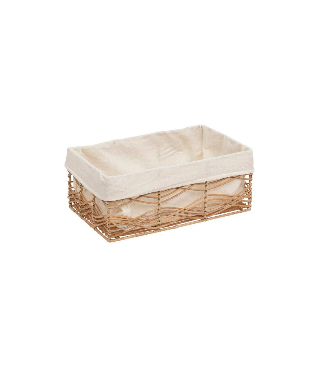 Lot de 4 Cagettes en Rotin Rosy 48cm Naturel-5