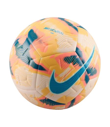 Ballon De Foot Motif/style Abstrait Academy Taille 5 Bleu Blanc Nike
