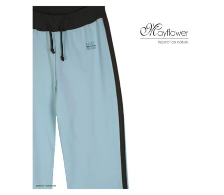 Pantalon Sport Mayflower SE8008 Bleu/Kaki : le confort stretch pour un look dynamique