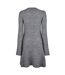 Robe Pull Motif/style Maille Torsadée Femme Charbon Chiné Jack Wills-3