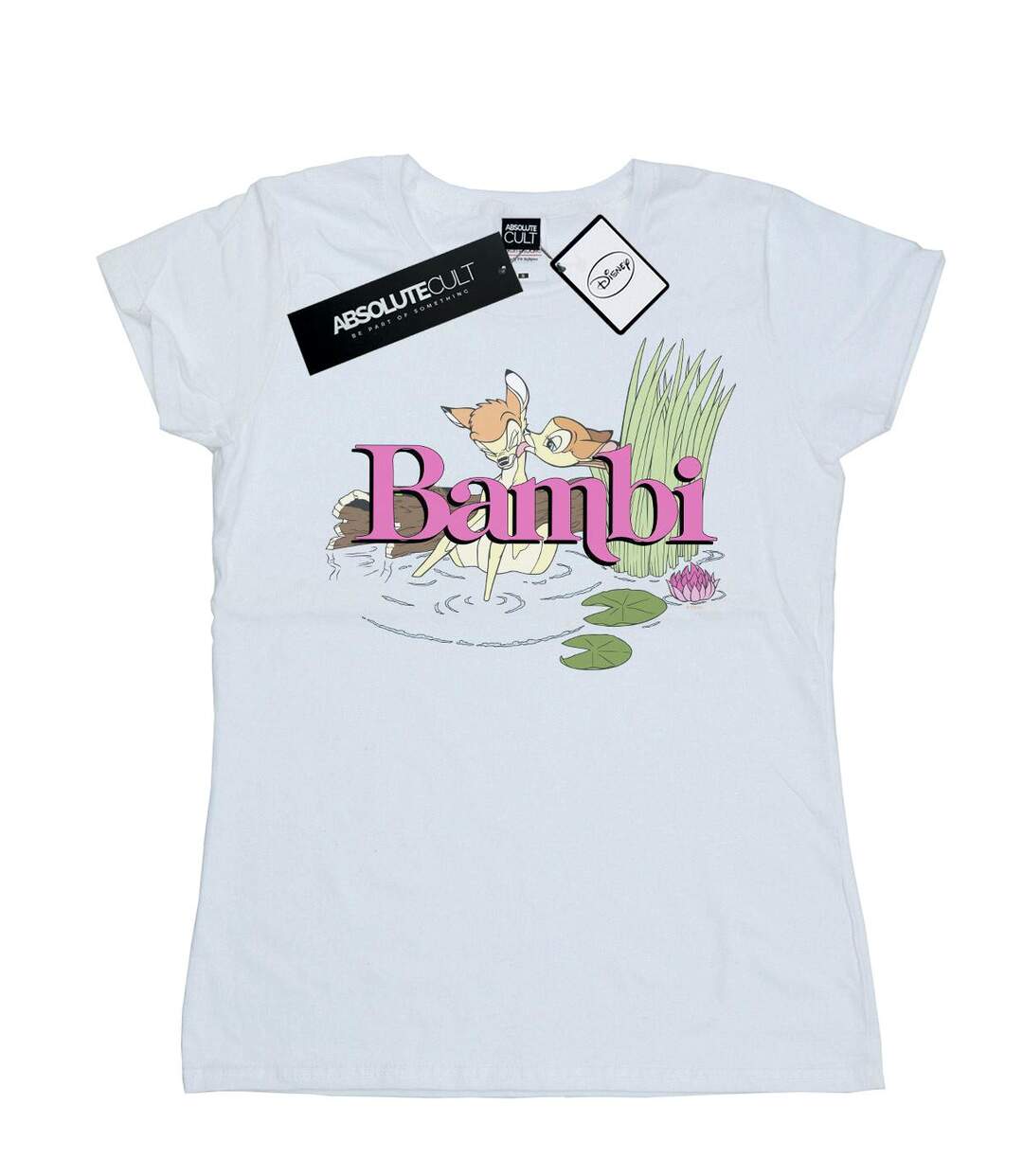 Disney - T-shirt BAMBI KISS - Femme (Blanc) - UTBI15793-1
