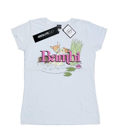 Disney - T-shirt BAMBI KISS - Femme (Blanc) - UTBI15793