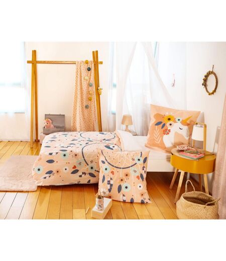 Parure de lit enfant Attrape-rêves - 100% coton adouci 57 fils - 140 x 200 cm