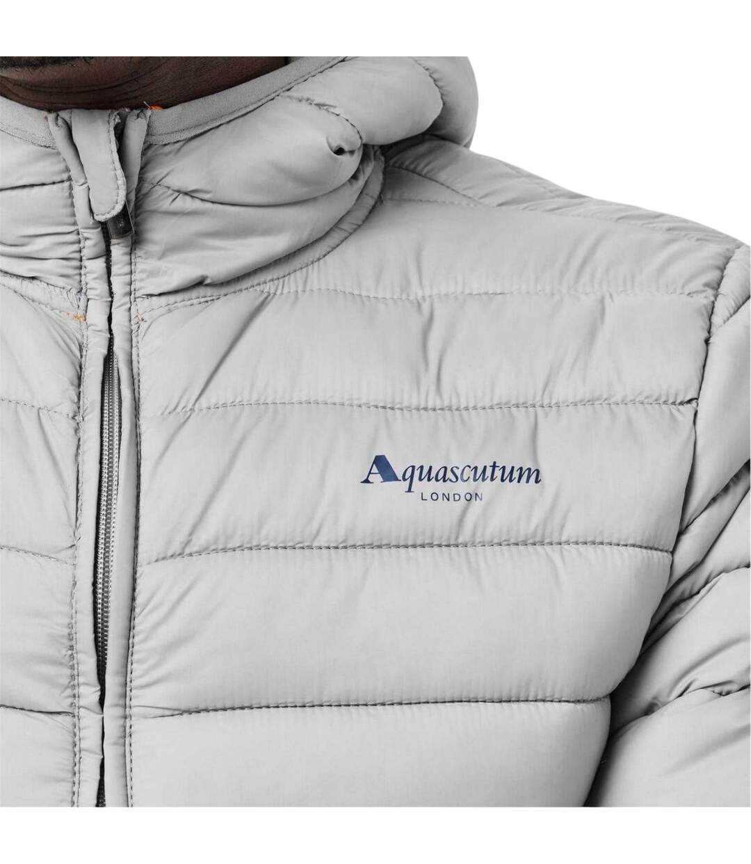 Doudoune Motif/style Logo Homme Gris Aquascutum-4