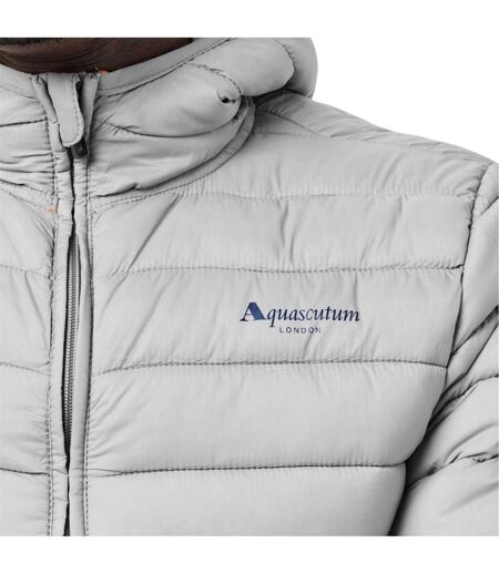 Doudoune Motif/style Logo Homme Gris Aquascutum