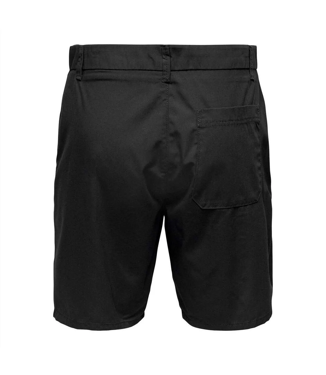 Mens Chino Shorts Jet Black Only And Sons-2