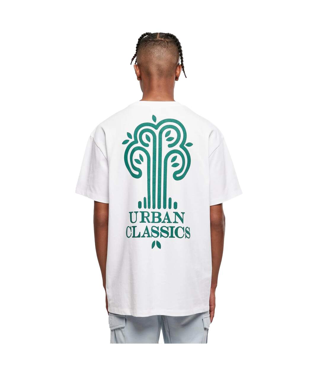 T-shirt Motif/style Arbre Homme Blanc Urban Classics-2