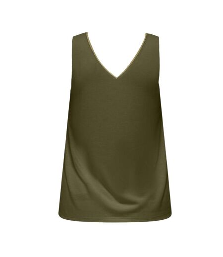 Débardeur kaki femme jdy lurex