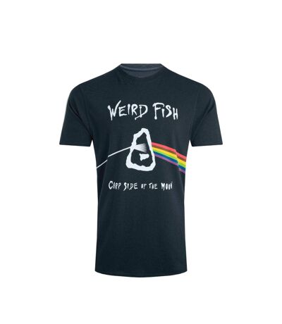 T-shirt carp side of the moon homme bleu marine Weird Fish Weird Fish