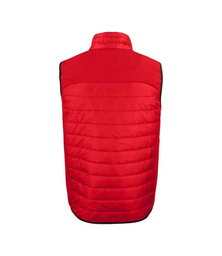 Mens Expedition Gilet Red Printer
