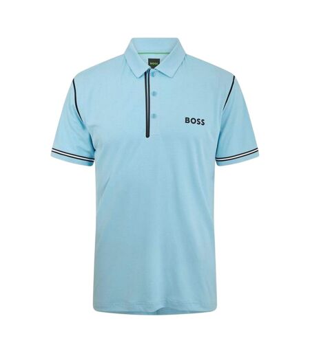 Polo Paddytech Goc Homme Bleu Pastel Boss