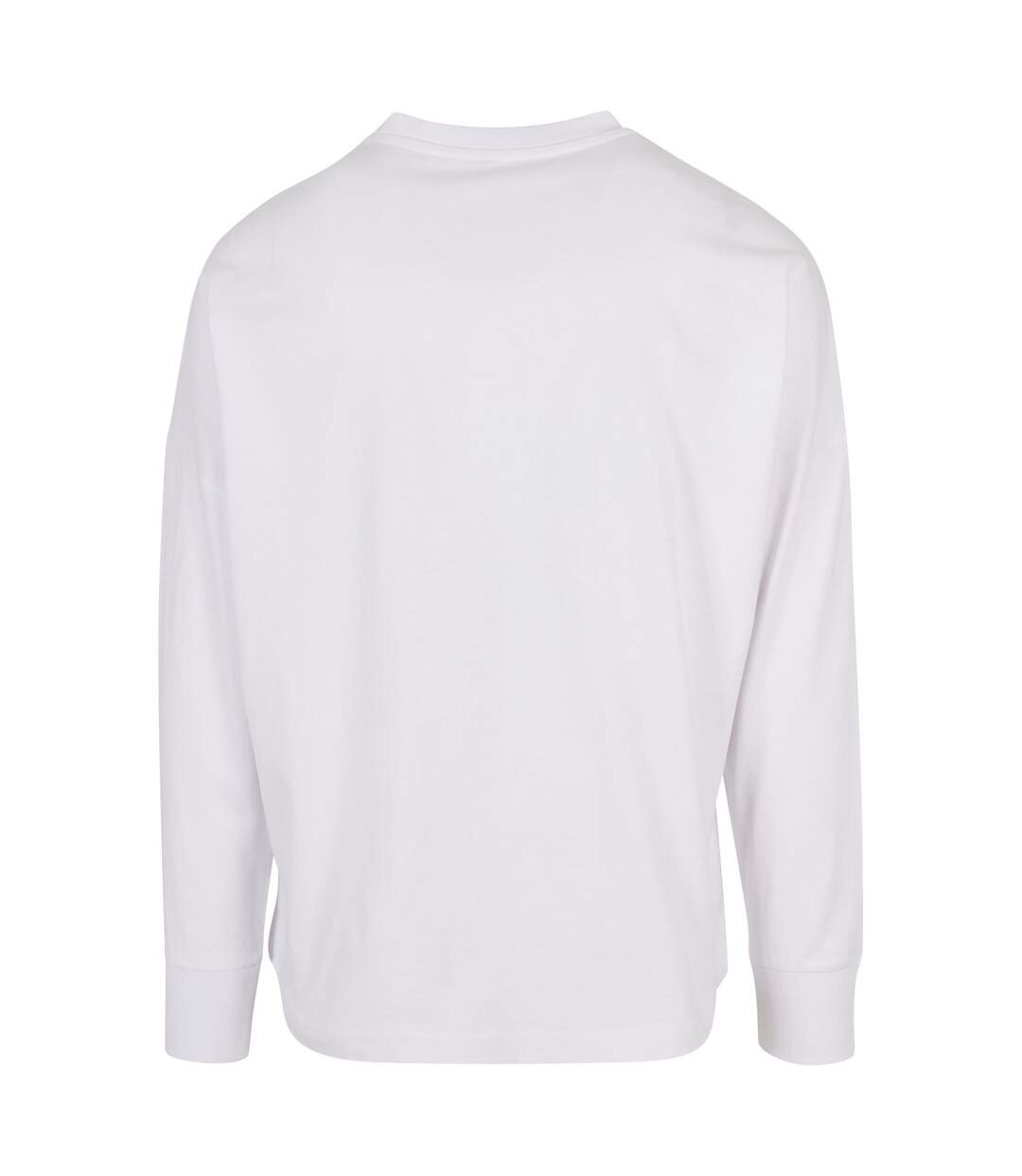 T-shirt Manches Longues Homme Blanc Build Your Brand-2