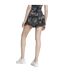 Womens/ladies Essentials Loose Fit Cargo Shorts Black Camo Adidas-3