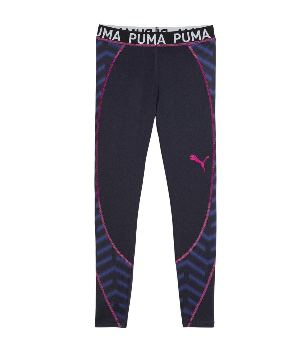 Womens/ladies Blaze Training Tights Black Blue Puma-2