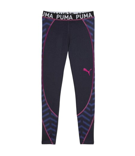 Womens/ladies Blaze Training Tights Black Blue Puma