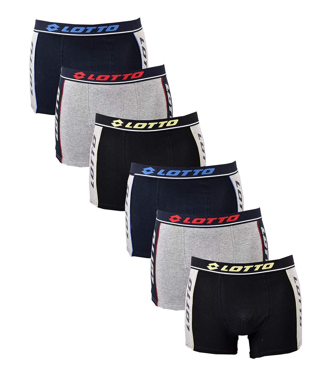 Boxer homme LOTTO Pack de 6 Boxers 0518-2